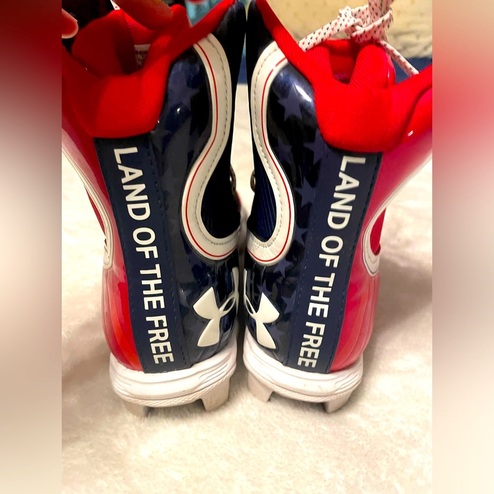 Under armour Land of the Free cleats.